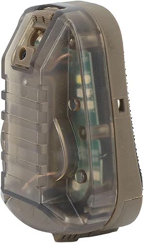 Miniatura 5 de GLOGLOW Luz de señal militar, luz de casco militar con pilas de nylon para la exploración al aire libre