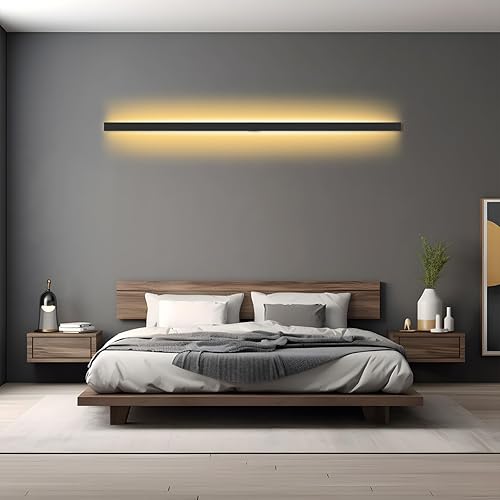 Miniatura 4 de Lámpara LED moderna de pared para exteriores, aplique de pared LED impermeable, lámpara de pared rectangular negra, elegante aluminio de aviación