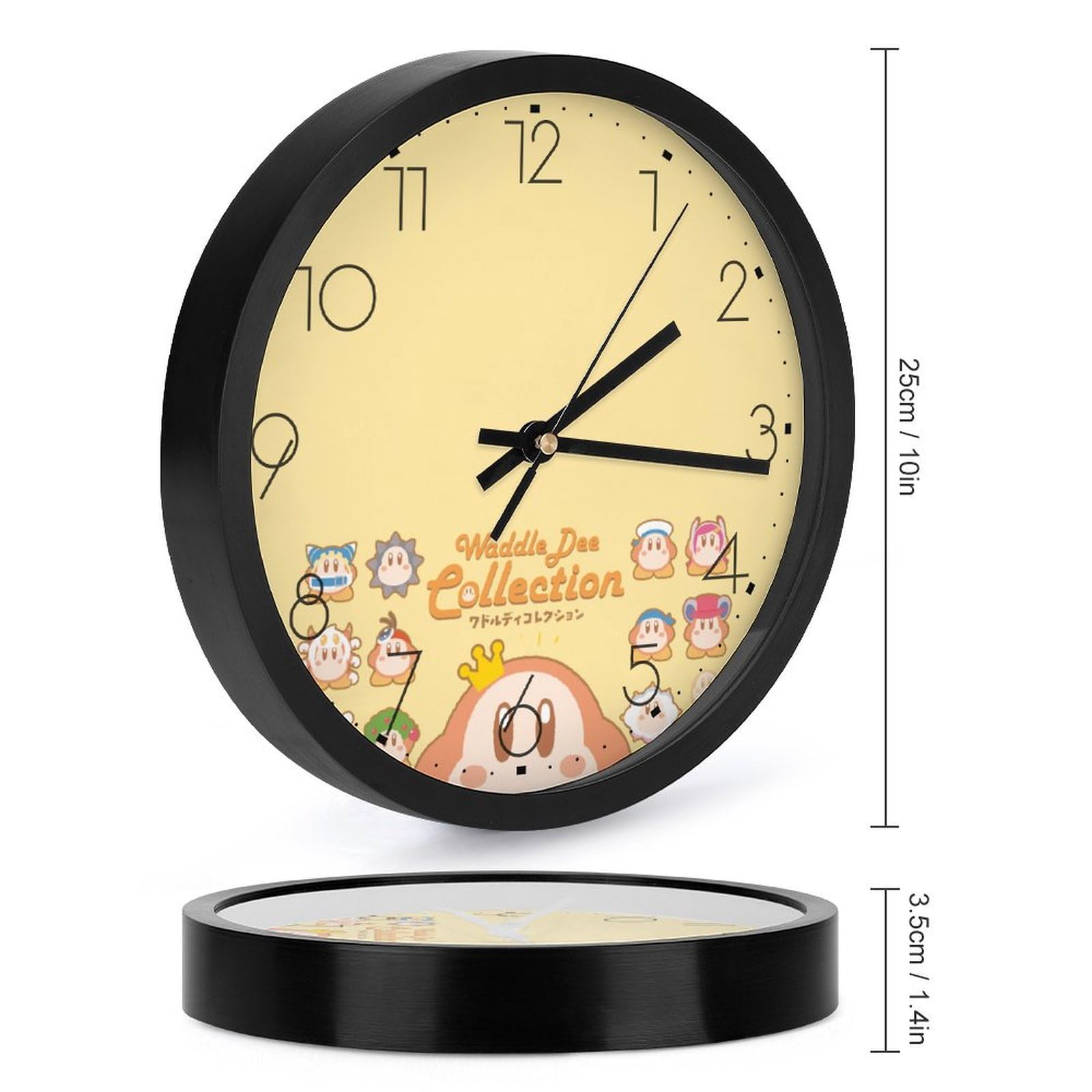 星のカービィ　ウォールクロック　カービィ&ワドルディ Amazon.co.jp: 星のカービィ ワドルディ 静音 時計 壁掛け時計