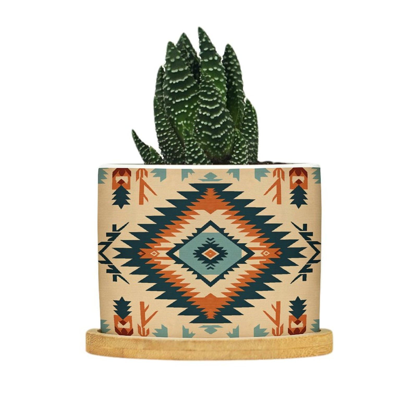 plants for 6 inch pots 6 Inch Beige & Brown Ceramic Embossed Plant Pots, Set of 2  Jofamy