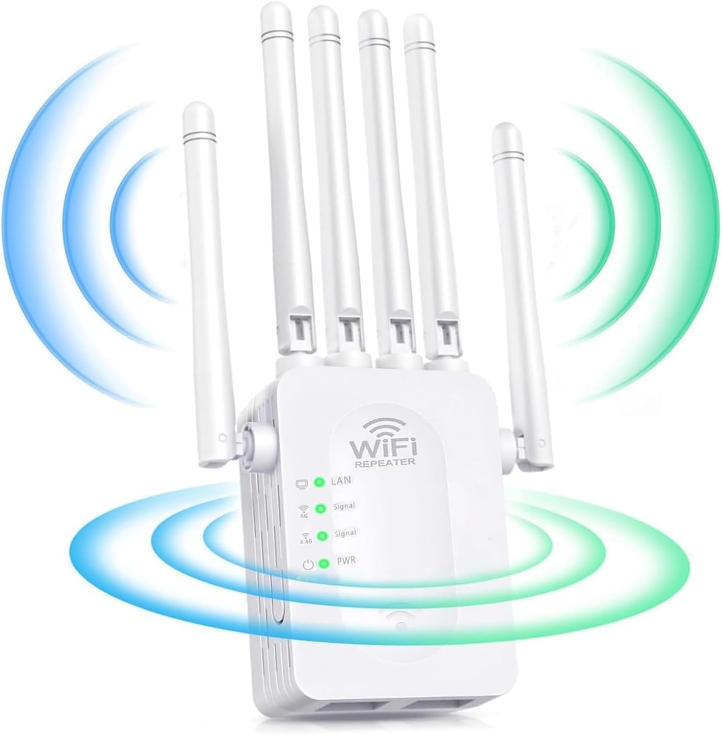 Ripetitore WiFi 6 Antenne - Amplificatore Segnale Fino A 1200m² Con Porte LAN - Foto 7