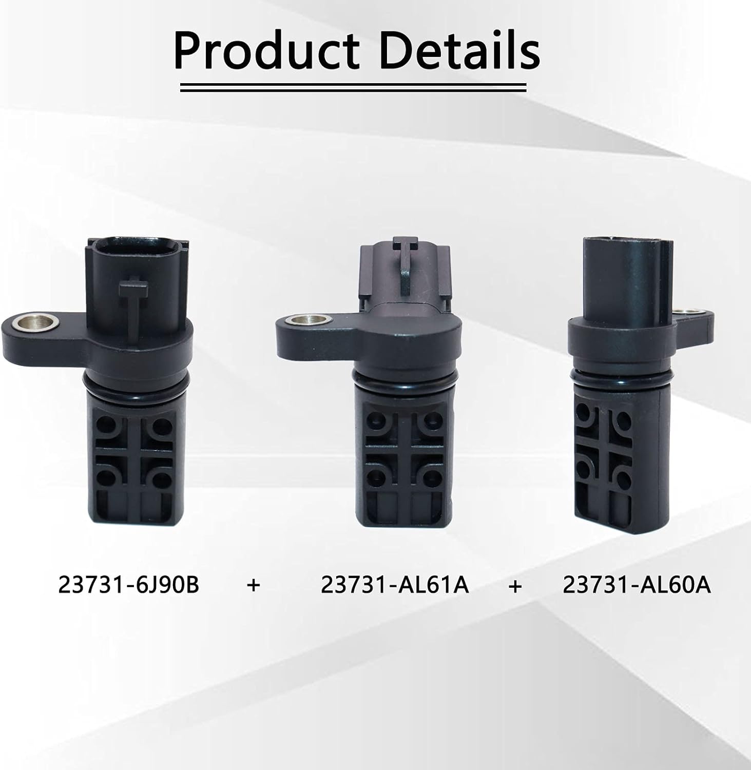 KEJSTED 3PCS Camshaft Crankshaft Position CPS Sensor Kit 23731-AL60A 23731-AL61A 23731-6J90B Compatible with Nissan Altima 350Z Maxima Frontier Murano NV1500 2500 Pathfinder Quest Xterra Infiniti G35 : Automotive