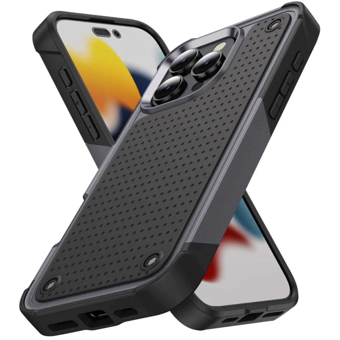 Coque de protection iPhone 12 Pro Max antichoc de qualité supérieure noir - 8