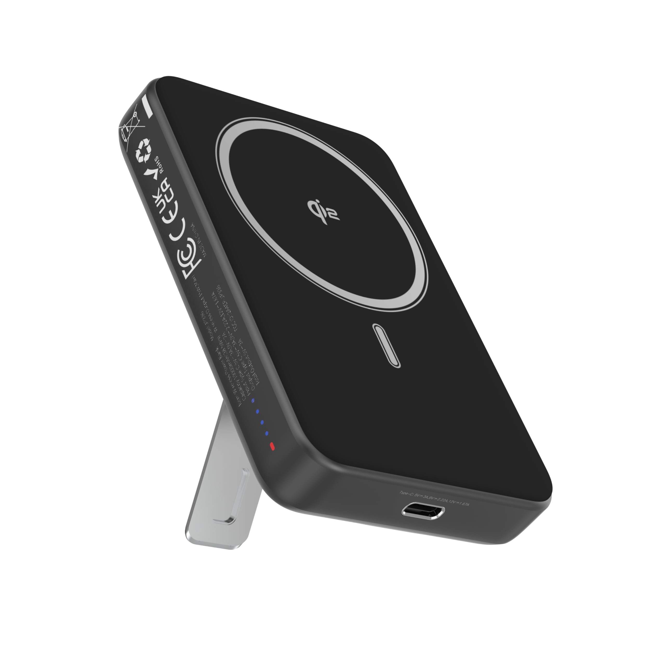 TESSAN Magnetic Portable Charger Travel Essentials Qi2 Certified 10 000mAh Wireless Power Bank Battery Pack PD22 5W for