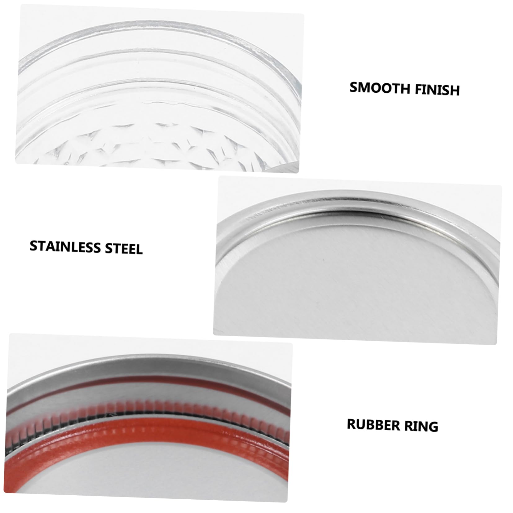 TOPBATHY 10 Piezas Frascos de Transparentes de Tarros Sellados para Almacenamiento de Miel y Jugos Recipientes de Cocina para Conservas y Alimentos