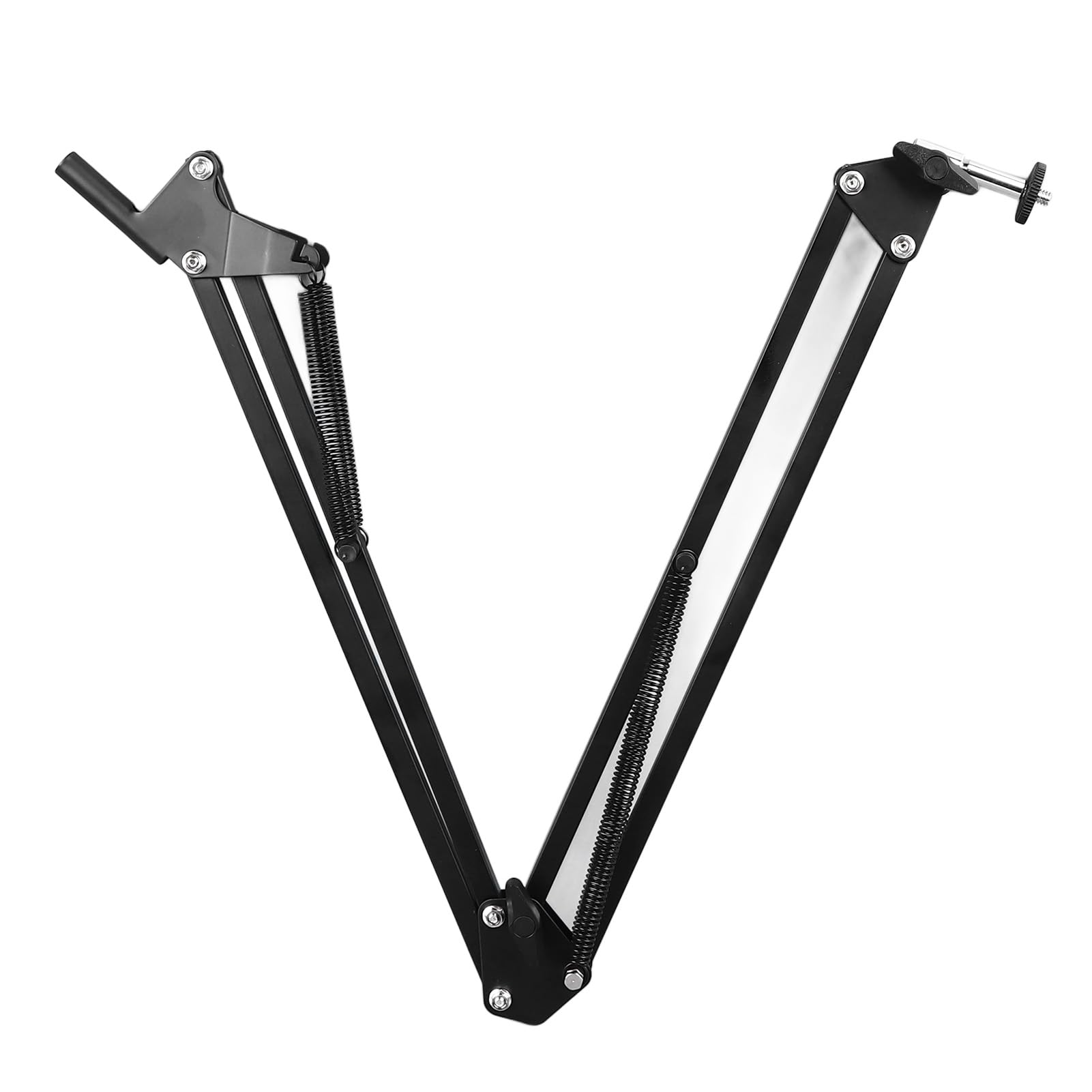Supporto per Braccio per Microscopio, Supporto per Microscopio Monoculare Pieghevole per Obiettivo 40 mm di Diametro, Braccio Regolabile a 360 Gradi e Set di Anelli per Lenti 42 mm