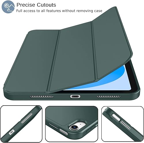 Miniatura 122 de iMieet (A16) Funda de 11 pulgadas 2025/10ª generación de 10.9 pulgadas 2022 con soporte para lápices, funda inteligente con soporte triple y parte