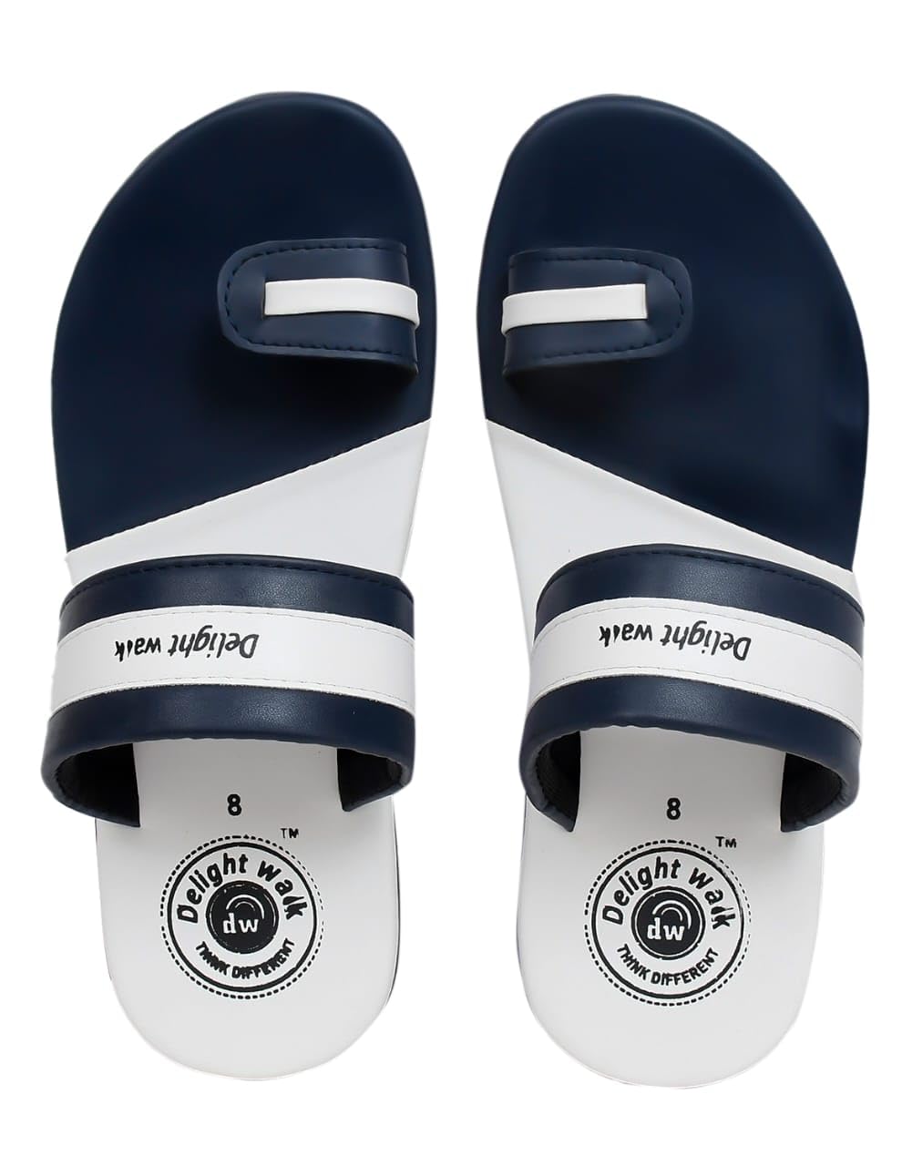 Delight Walk Mens Flip-Flop | Exclusive Trendy Casual Flip- Flop Every Day Navy Blue Color. (9) (B0D7VLGX85) Amazon Price History, Amazon Price Tracker