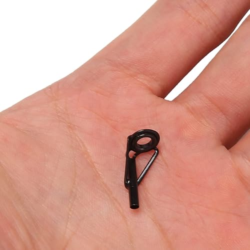 Miniatura 8 de Kit de reparación de puntas de caña de pescar, 80 piezas, acero inoxidable, anillo de cerámica, guía de guía de caña, punta de repuesto para pesca