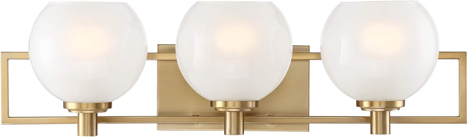 Exсluѕіvе Dіѕсоunt 60% Prісе Designers Fountain 94503-BG 24in Cowen 3 Bathroom Vanity Light Fixture, Brushed Gold Exсluѕіvе Dіѕсоunt 60% Prісе Designers Fountain 94503-BG 24in Cowen 3 Bathroom Vanity Light Fixture, Brushed Gold