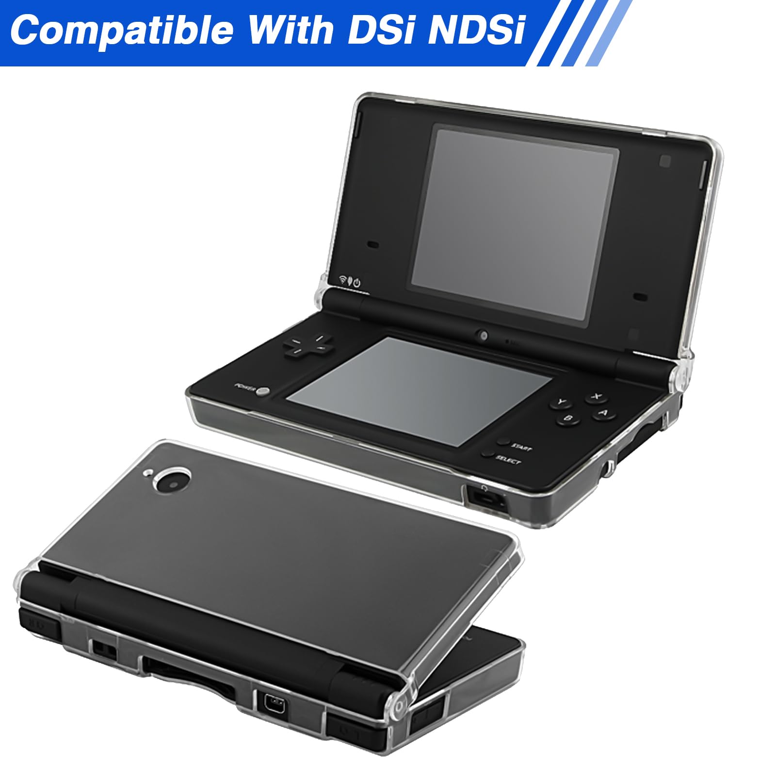 カバー付き DSi Amazon.com: NDSi Clear Crystal Protective Hard Case Compatible