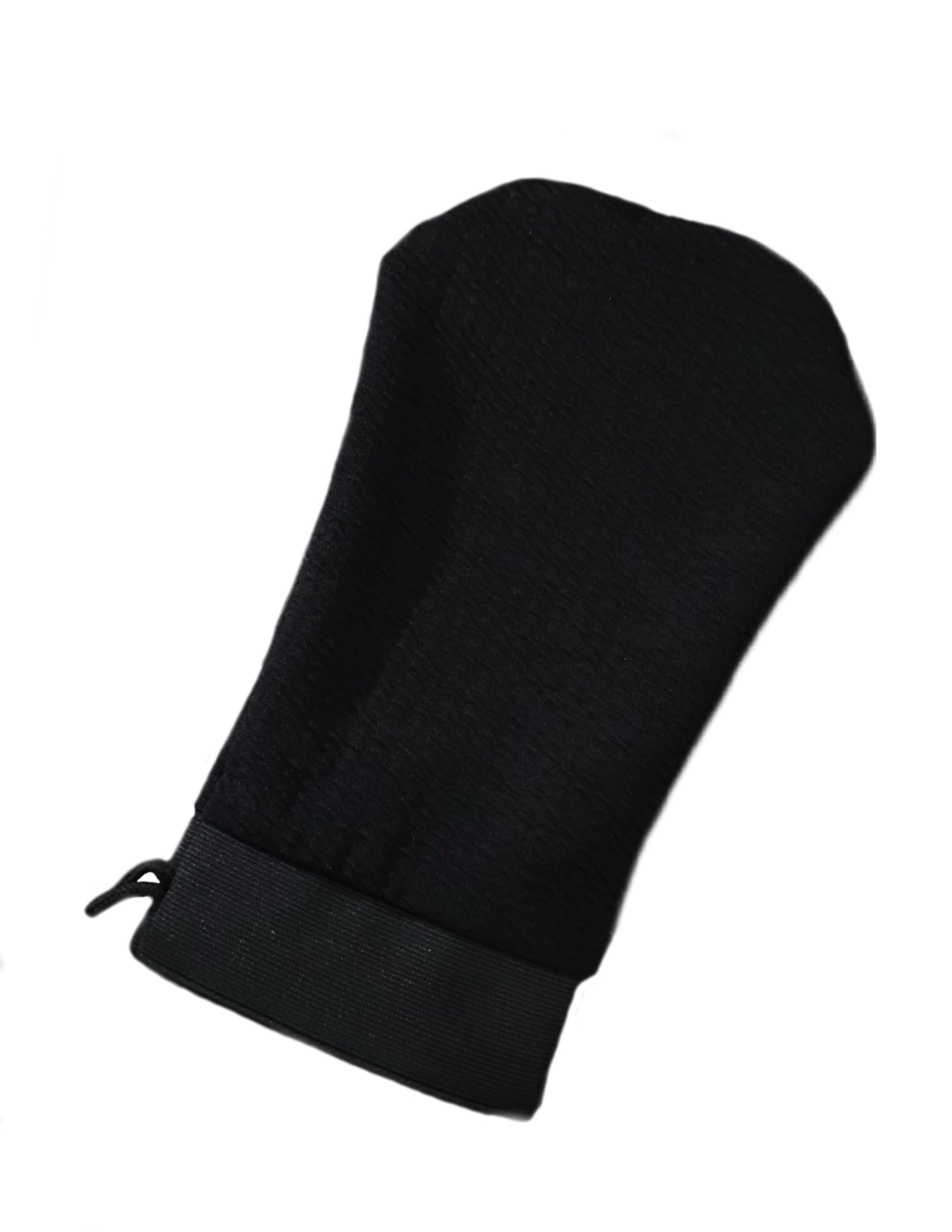 KAUSHIKI MART Exfoliating Bath Glove for Dead Skin Removal, Body Scrubbing, Tan Removal,uneven skin tone .microfibre,Machine Washable with Elastic Cuff,black, Pack of 1-image-27