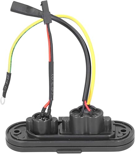 Alomejor Asamblea de puerto de carga de scooter eléctrico Reemplazo del enchufe de la cubierta del puerto de carga de la PC compatible con 9 G30