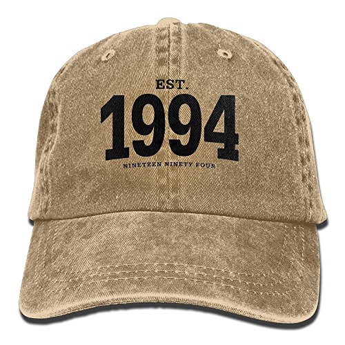 Huagestroe Est. 1994 Nineteen Ninety Four Cowboy Visor Rear Cap Adjustable Cap