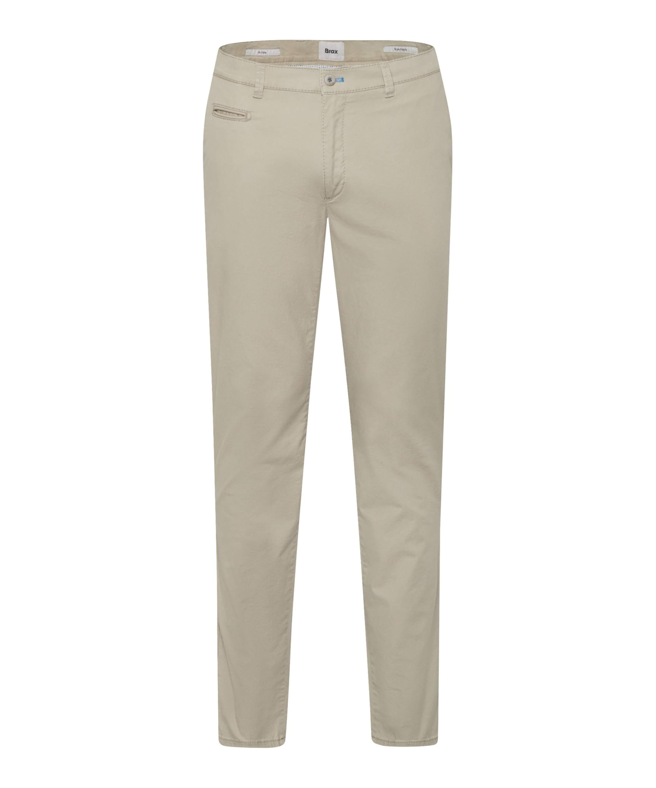Brax Men's Cream Fabio Cotton Trouser Stone  32W32l