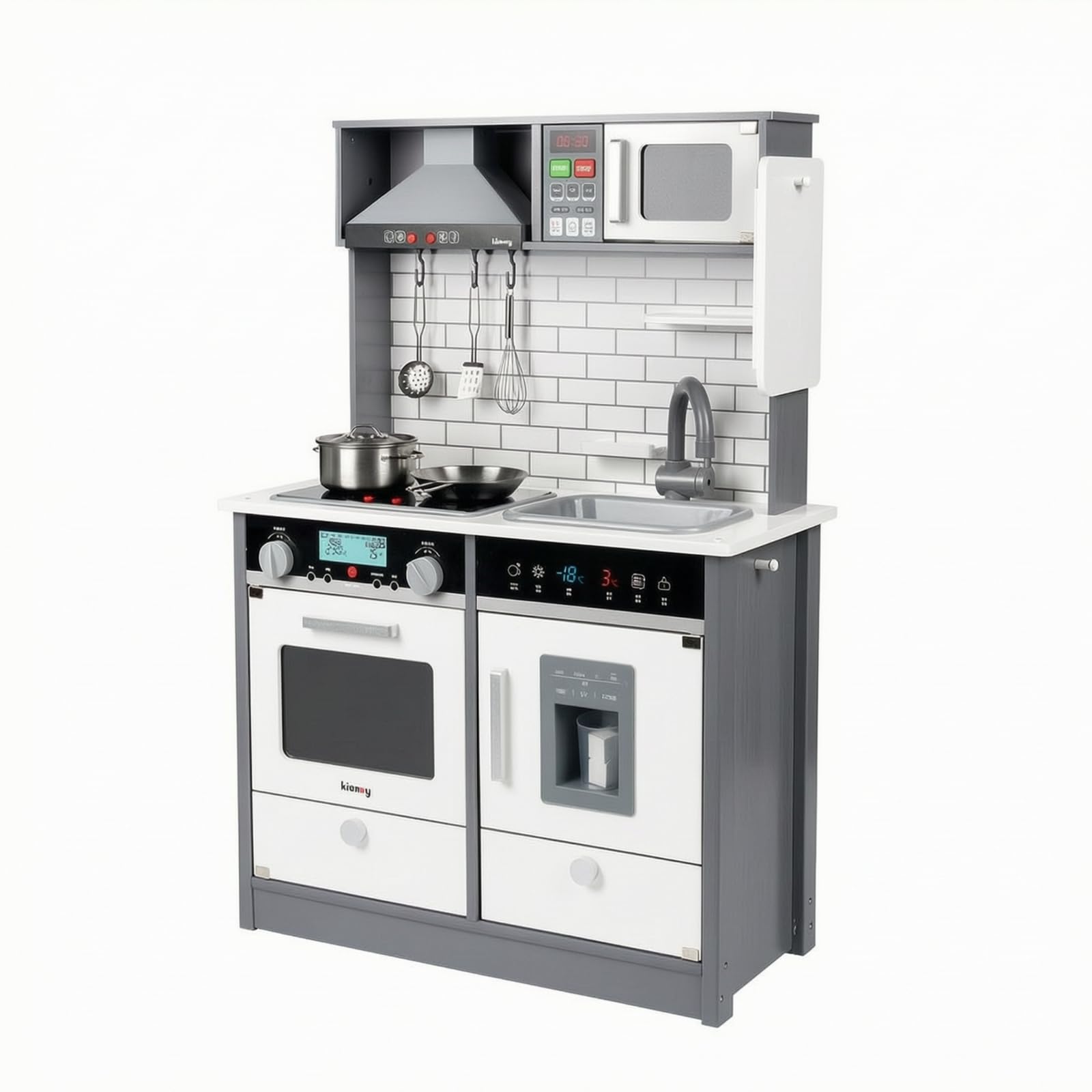 Cucina Giocattolo Giocattolo in Legno Cucina con Forno Educativo per Bambini, Bambine, Cameretta, Area Giochi, Asilo Nido, Style to 10