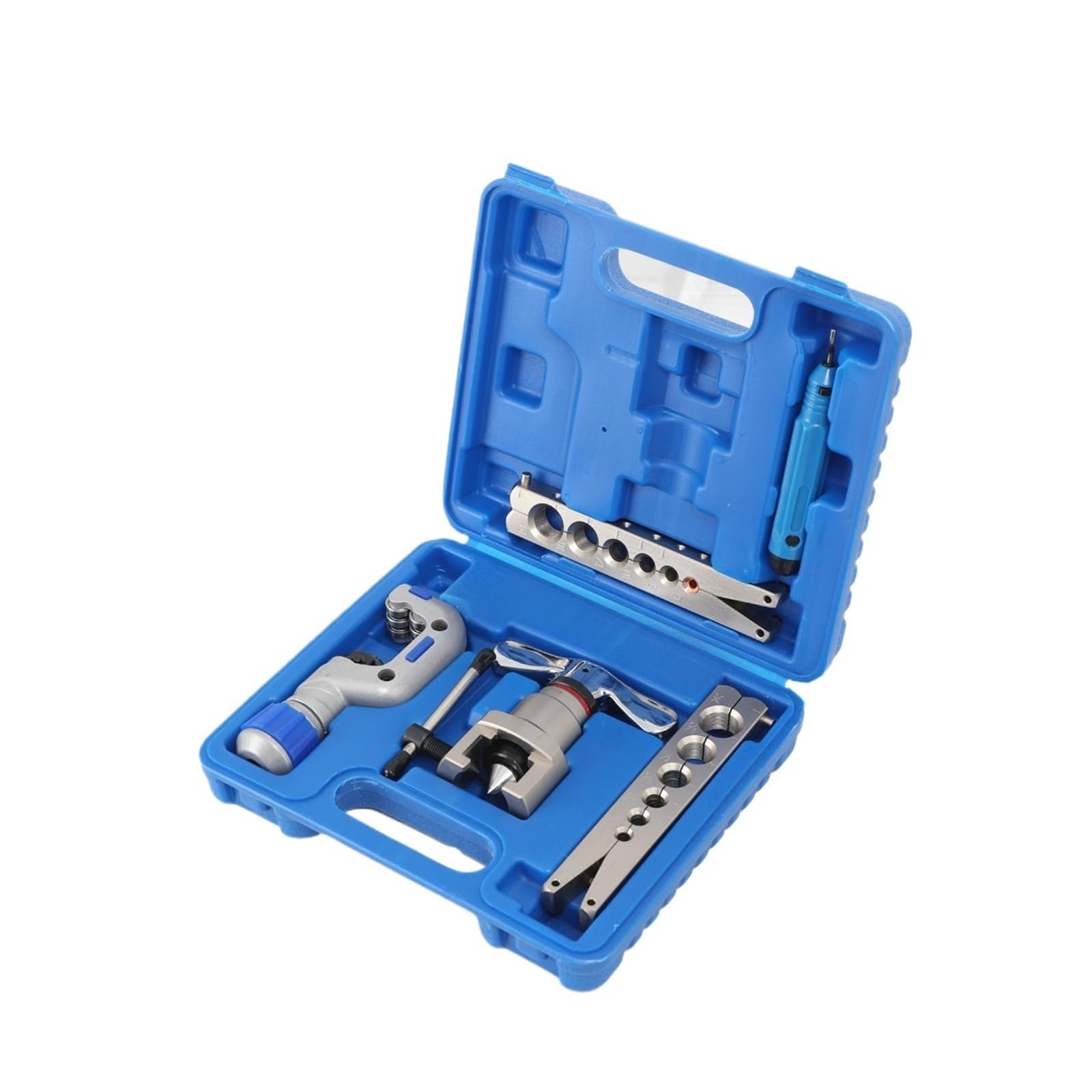 Pipe Expander, Air Conditioning Copper Tube Expander Ratchet Flaring Flare Tool Reamer Eccentric Expansion Trumpet