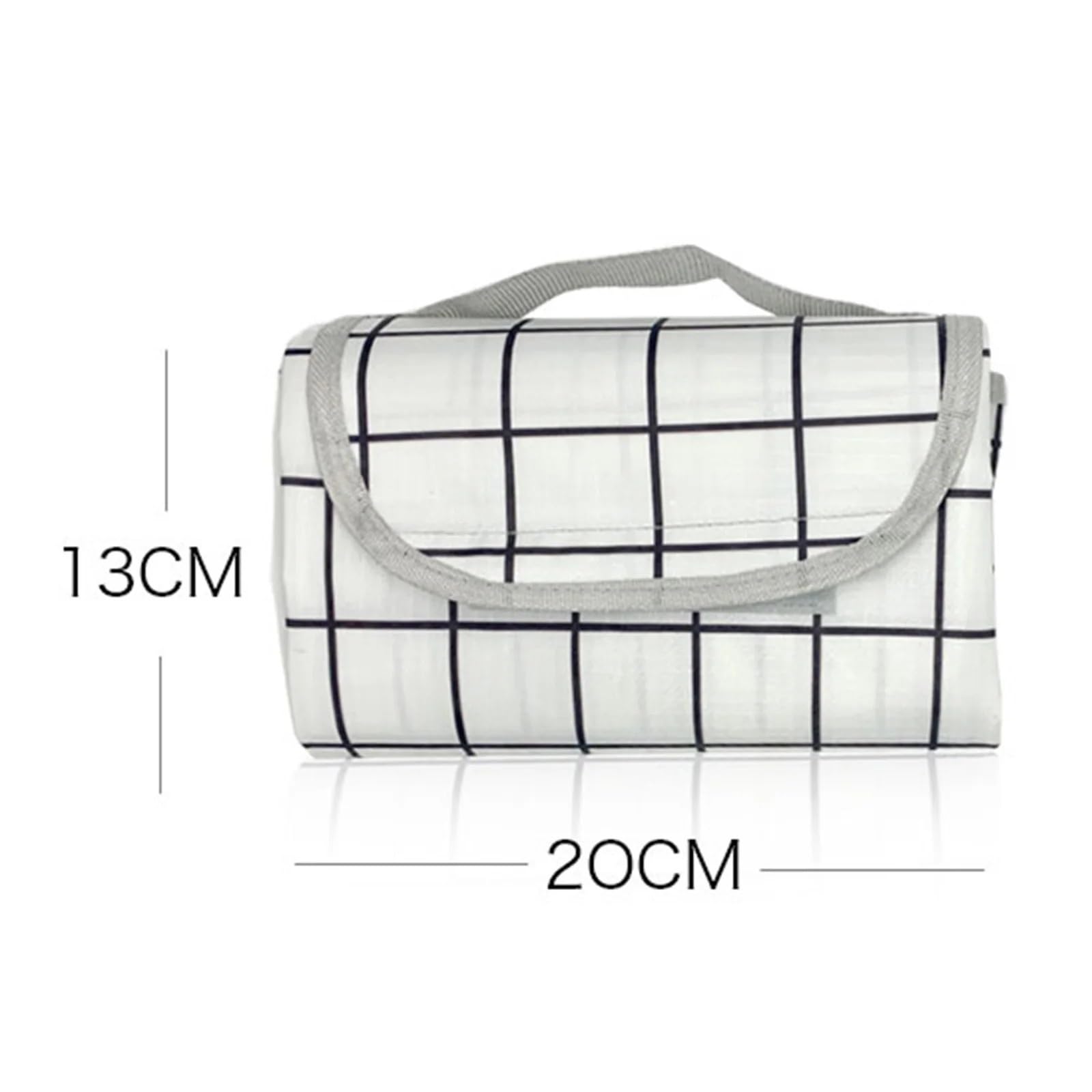 Mantas de Picnic, Manta de Picnic Plegable con Aletas de Snorkel, 200 x 200 cm, Impermeable, Transpirable, Multicolor(Coffee)