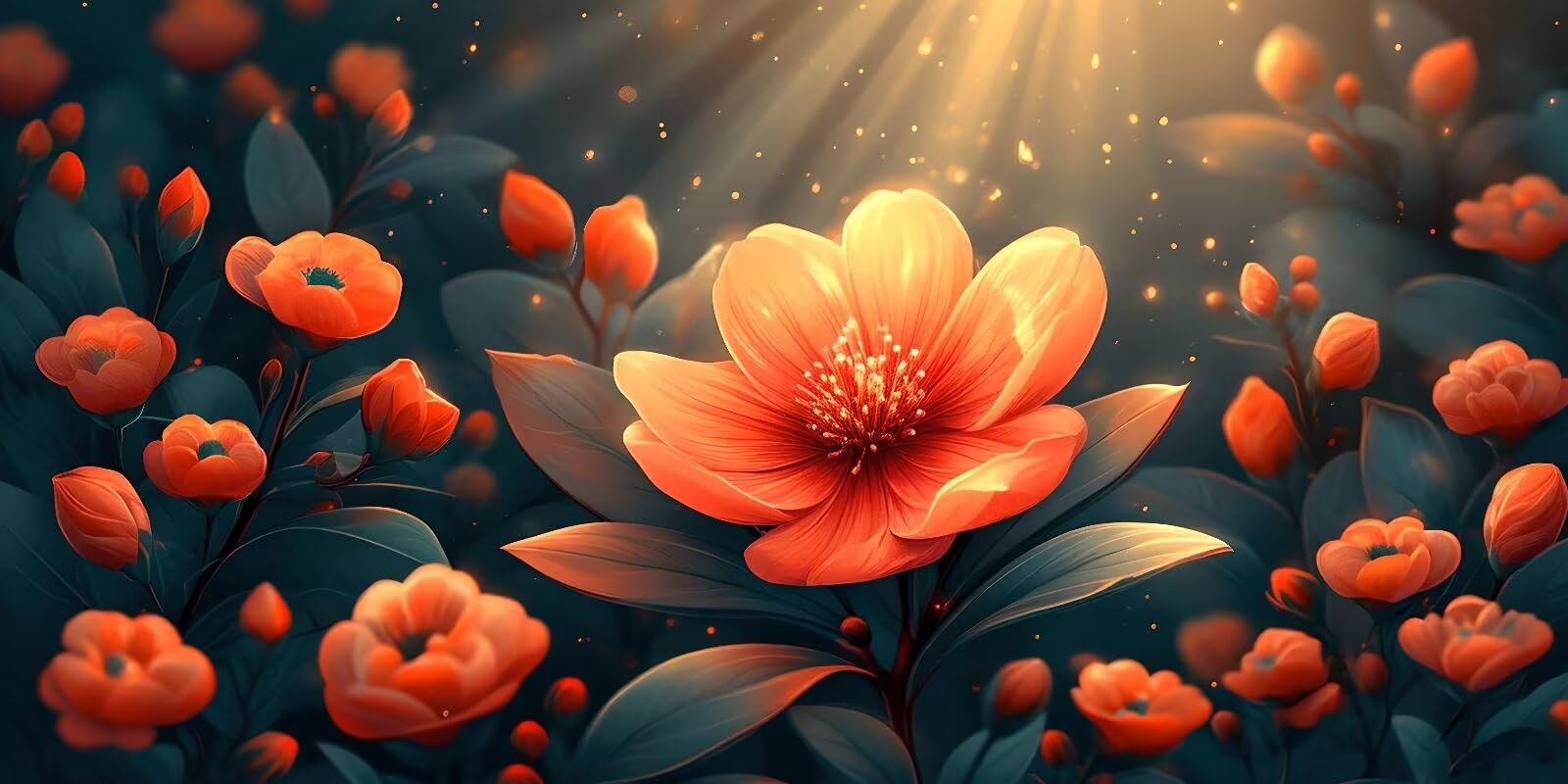 Malen Nach Zahlen Blume, Malen Nach Zahlen ab 5 6 7 9 Jahre Mädchen, DIY Bunte Oil Painting Kit Erwachsene und Anfänger mit Acrylmalerei und Pinsel, Leinwand Kunsthandwerk Dekoration 70x140 cm K-242