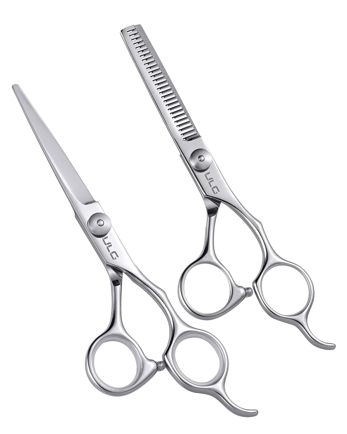 ULG Hair Cutting Scissors Set, Hair Scissors Thinning Shears for Hair Cutting, Professional Barber Scissors Hair Shears for Women Men Adults Kids Salon Home Use, Japanese Stainless Steel ULG Hair Cutting Scissors Set, Hair Scissors Thinning Shears for Hair Cutting, Professional Barber Scissors Hair Shears for Women Men Adults Kids Salon Home Use, Japanese Stainless Steel