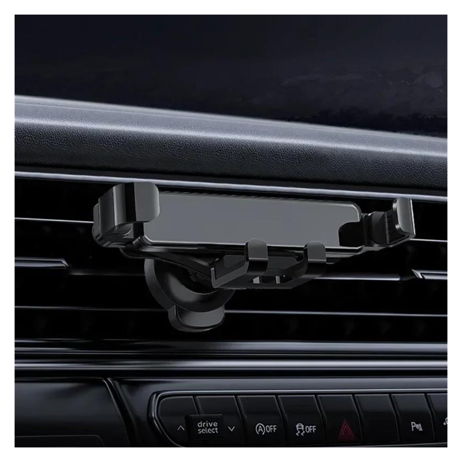Soporte Movil Coche Soporte para teléfono de Coche con Gravedad para GPS, Compatible con teléfonos móviles de 4,7 a 6,7 ​​Pulgadas, con Clip de ventilación y Accesorio de Montaje.