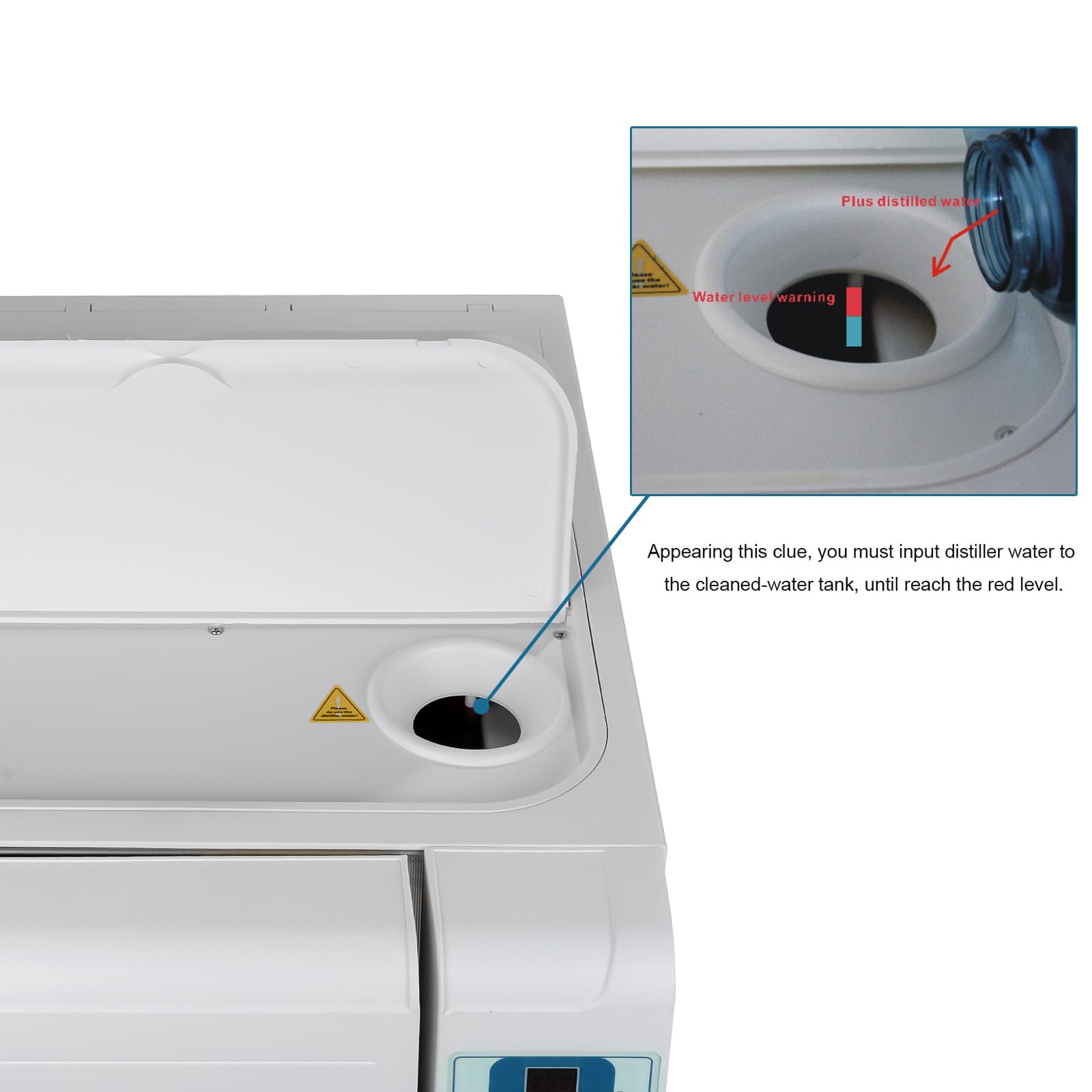 16LTable Top Lab Autoclave Class B Steam Autoclave Sterilizer with Drying Time JY-16