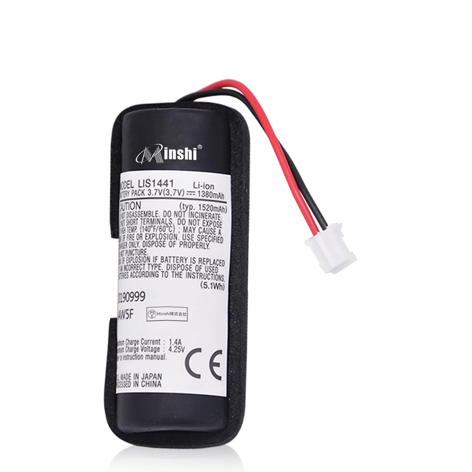 Amazon | MINSHI LIS1441電池 対応用 PS4 controller battery 3.7V