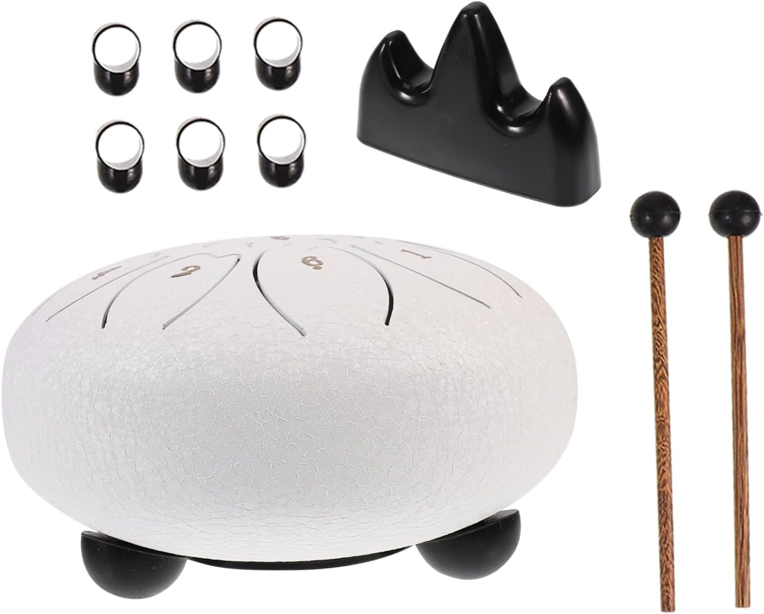 Sosoport Unique Steel Tongue Drum Kit Ethereal Suit Hand Drum Percussion Instrument Tone for Boys and Girls Yoga Meditation Music Education