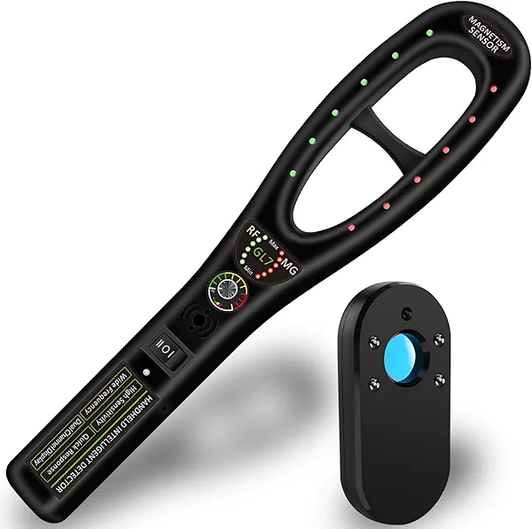 KEULGOUL Hidden Camera Detector Camera Finder Listening Devices Detector car Tracking Detector Protect Your Privacy for Bug tackers Hotels Car Office Home Travel