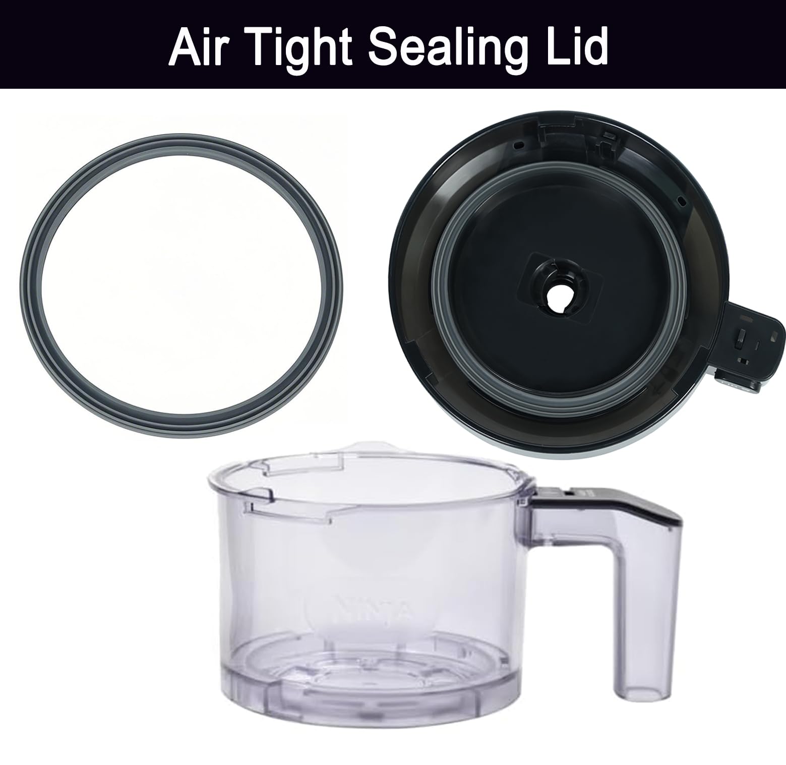 Äußerer Schüsseldeckel Für Ninja Creami Eismaschine - Spülmaschinenfester Ersatzdeckel NC301