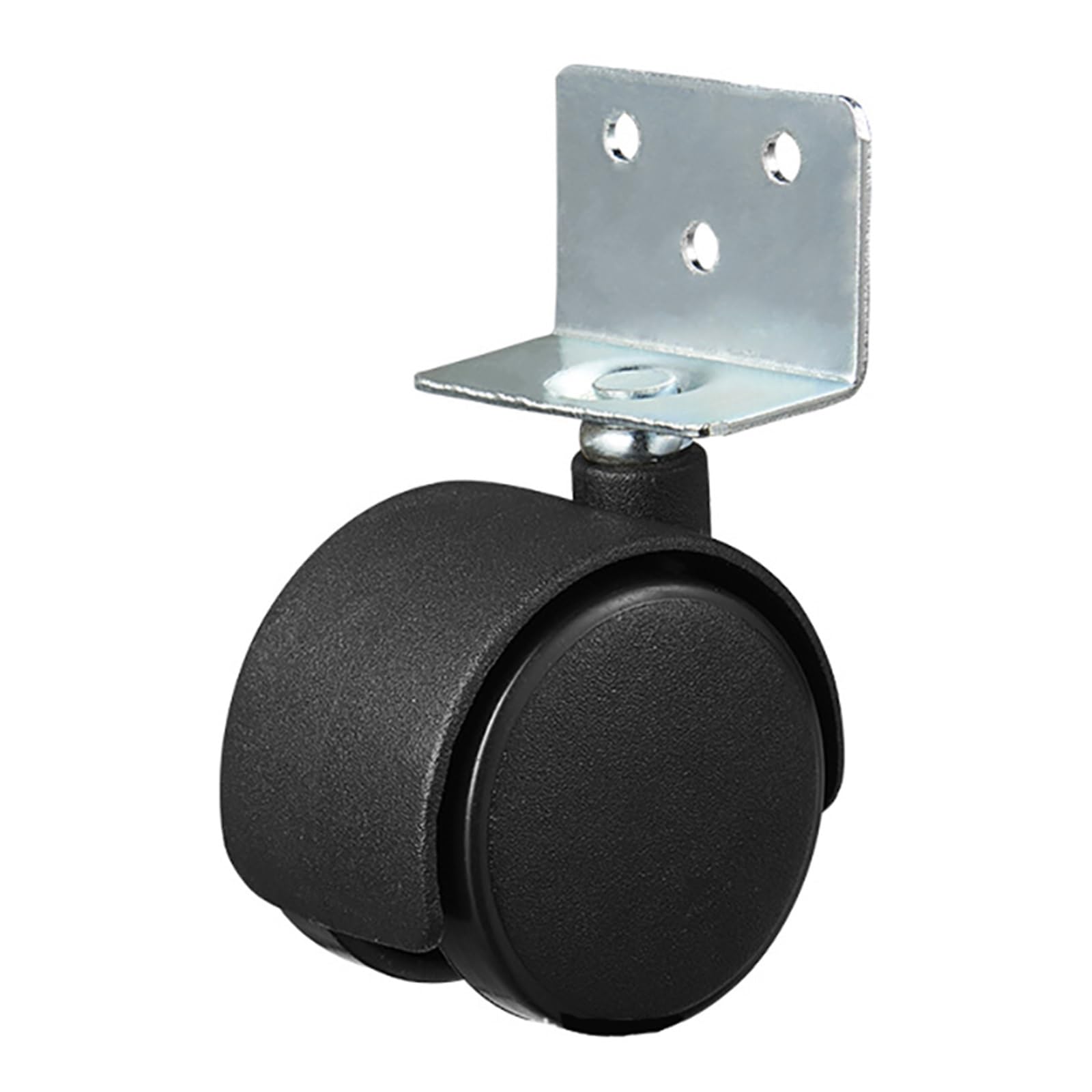 Kleine Rollen 1/1,5 Zoll Universalrad PP-Regalmöbelrollen Rutschfeste, leise Räder for Heimbürostühle(Splint wheel,1.5inch no brake)