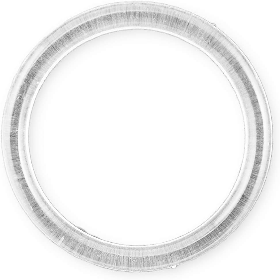 4 inch Clear Plastic Acrylic Craft Rings 5/16 inch Thick 12 Pieces