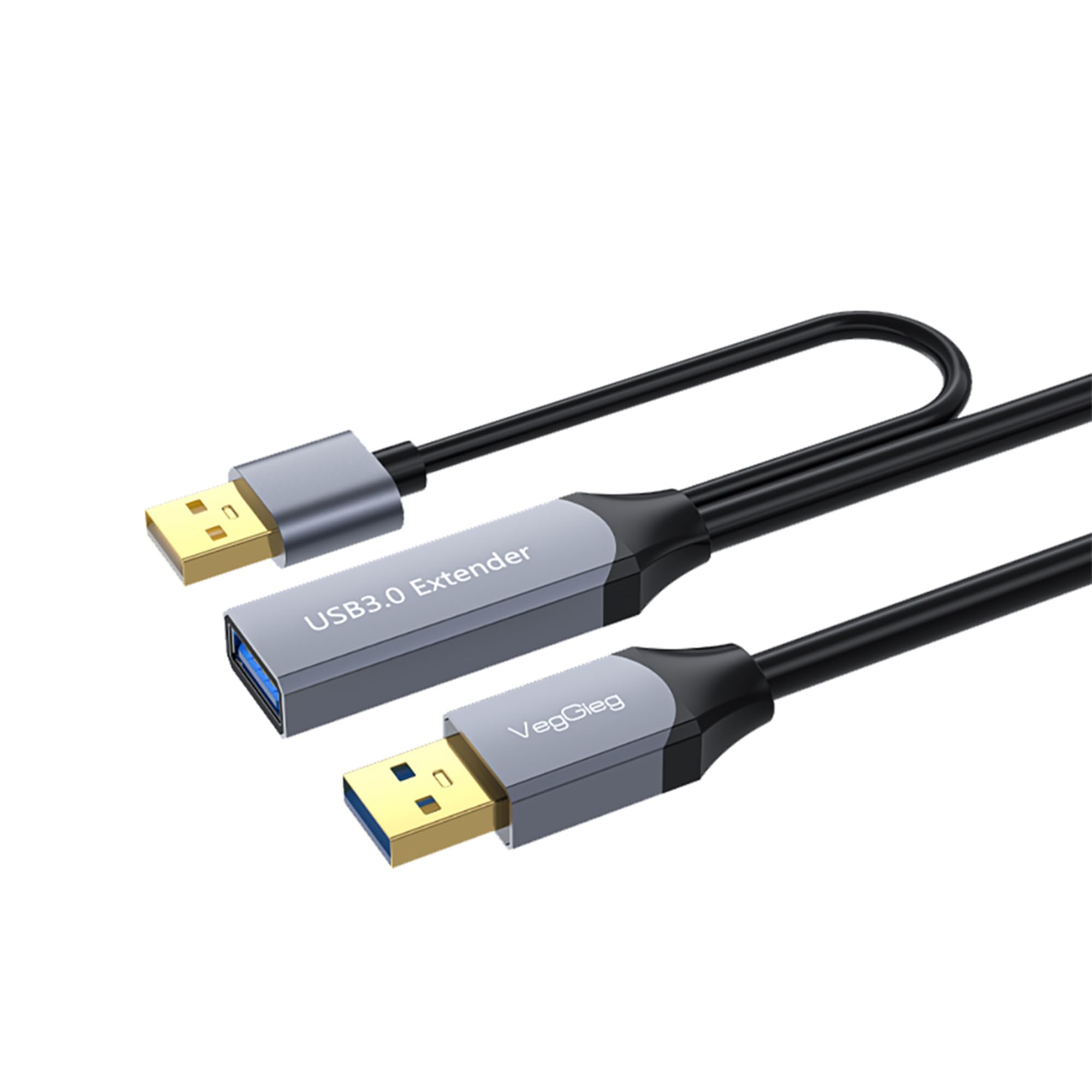 USB 3.0 Uzatma Kablosu Sinyal Güçlendirici Extender Destekli USB-A Uzatıcı Kablo 5 Metre