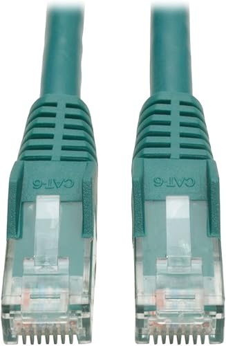 tripp lite CAT6Gigabit Ethernet GbE Cable de conexión moldeado sin enganches 24AWG UTP verde RJ45mm, 550MHz 6en 6" (N20106N-gn)