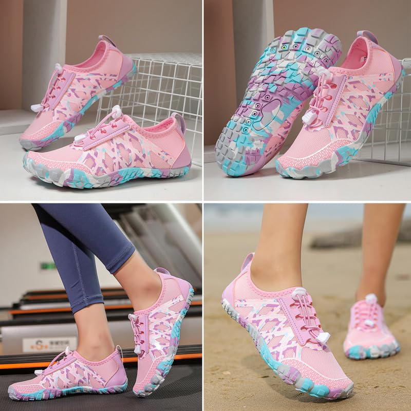 Image of Water Shoes Men Women Barefoot Shoes Outdoor for Beach Aqua Swim Pool River Water Quick Dry Boating Fishing Diving Surfing with Yoga Aerobics