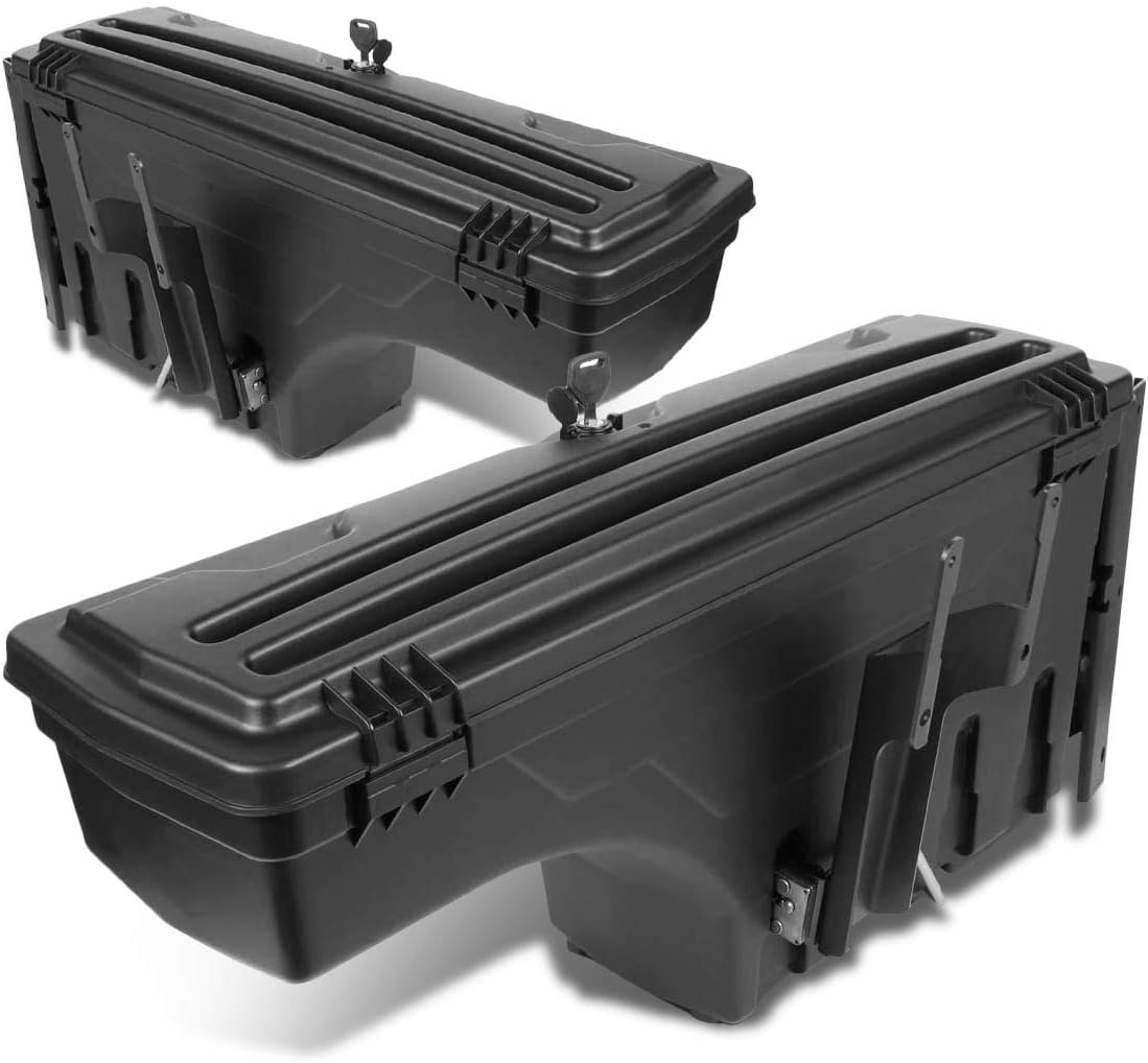 Auto Dynasty Left+Right Side Truck Bed Wheel Well Storage