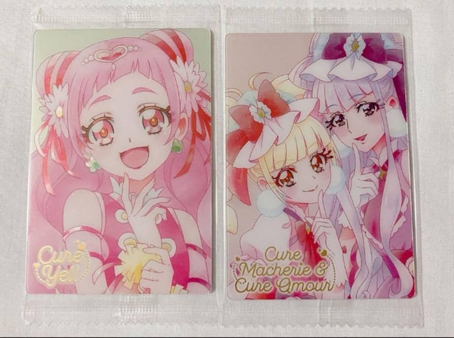 プリキュア ウエハース 6弾 HR キュアマシェリ キュアアムール Amazon.co.jp: Hugっと ウエハース HR キュアエール キュア