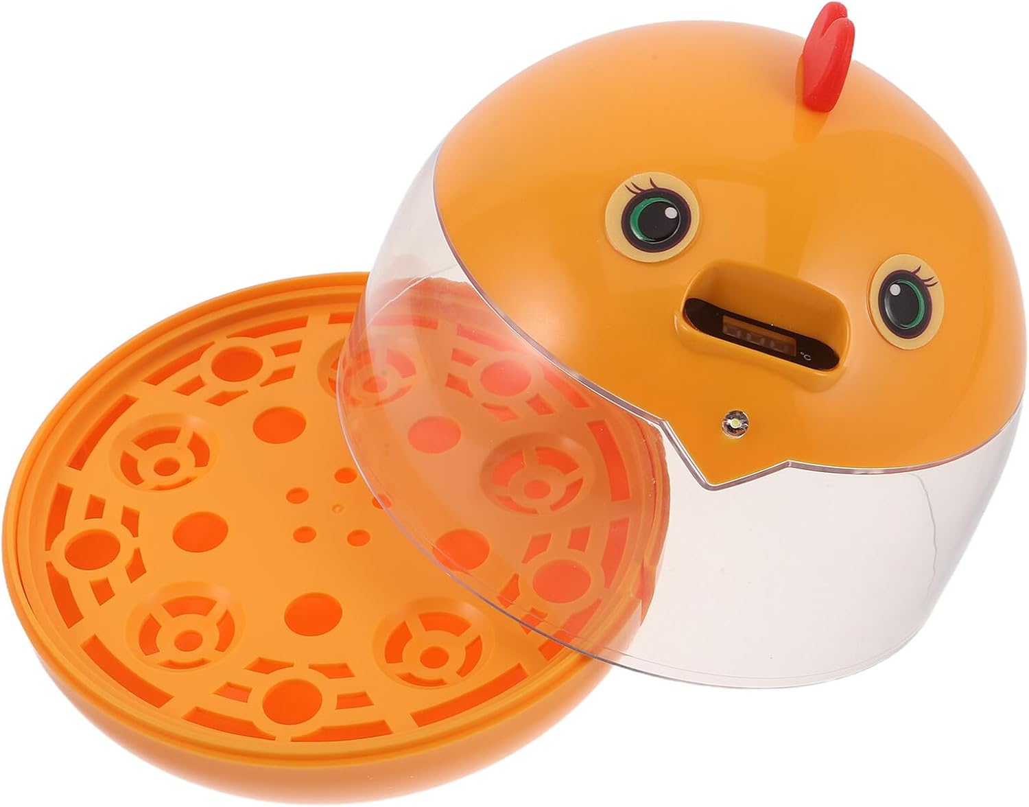 Mini Automatic Egg Incubator with Lid USB Portable Small Poultry Egg Hatching Machine 5-egg Capacity for Bird Hatching