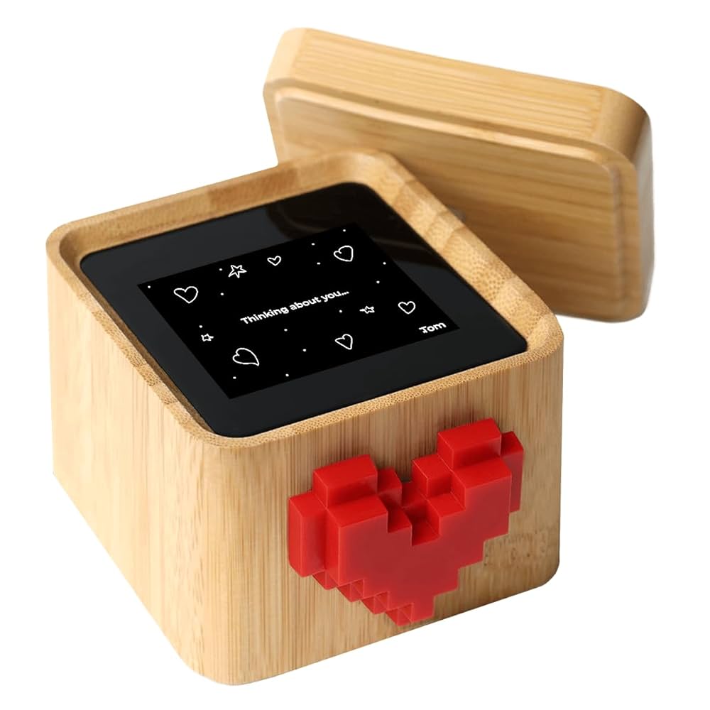 LOVELY BOX❤︎ Amazon.com: Lovebox Black & White | Love Note Messenger