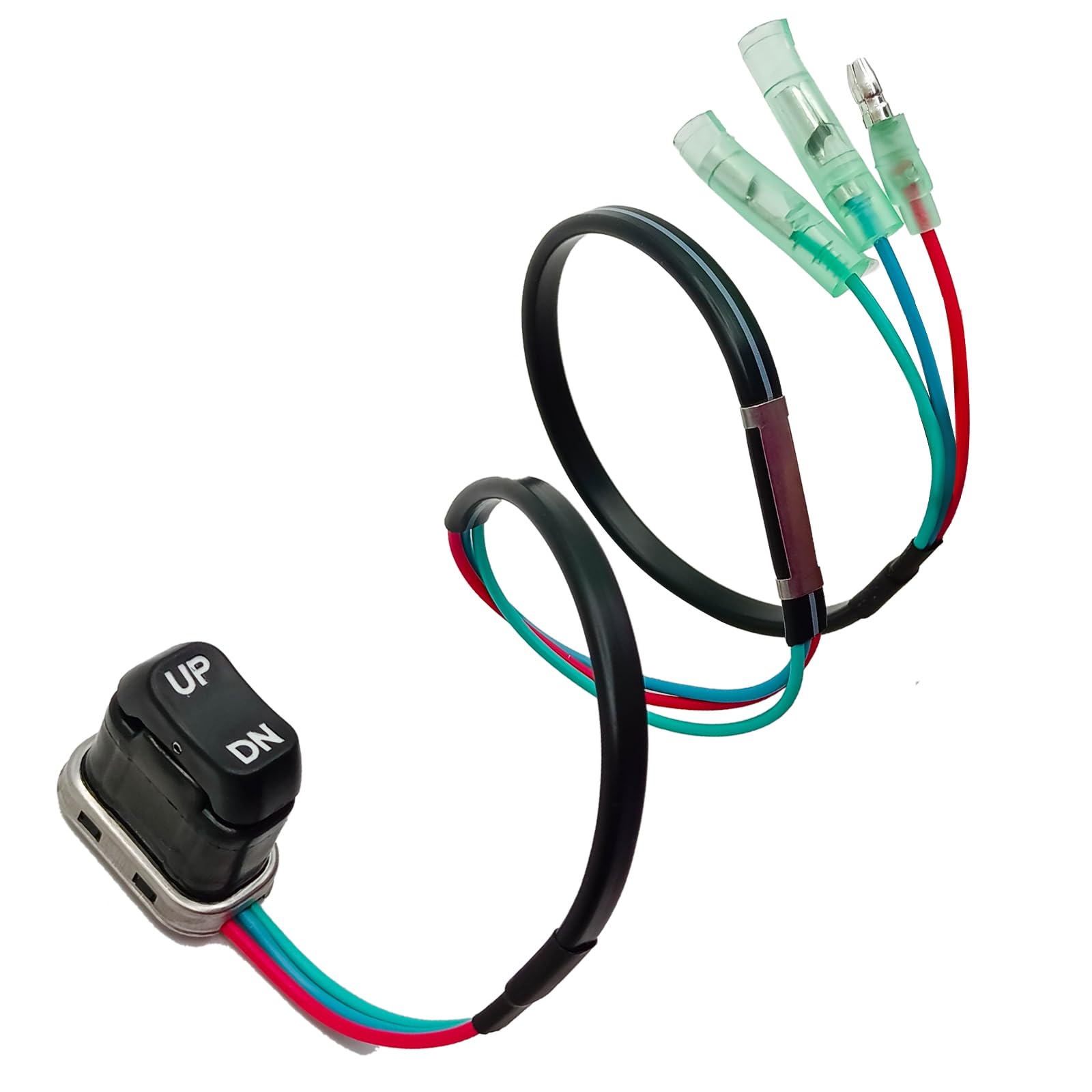 87-18286A43 Power Boat Tilt Trim Switch Replacement for Mercury Mariner Outboard Remote Control Box, Boat Trim Switch Replaces 87-16991A1, 87-18286A2,