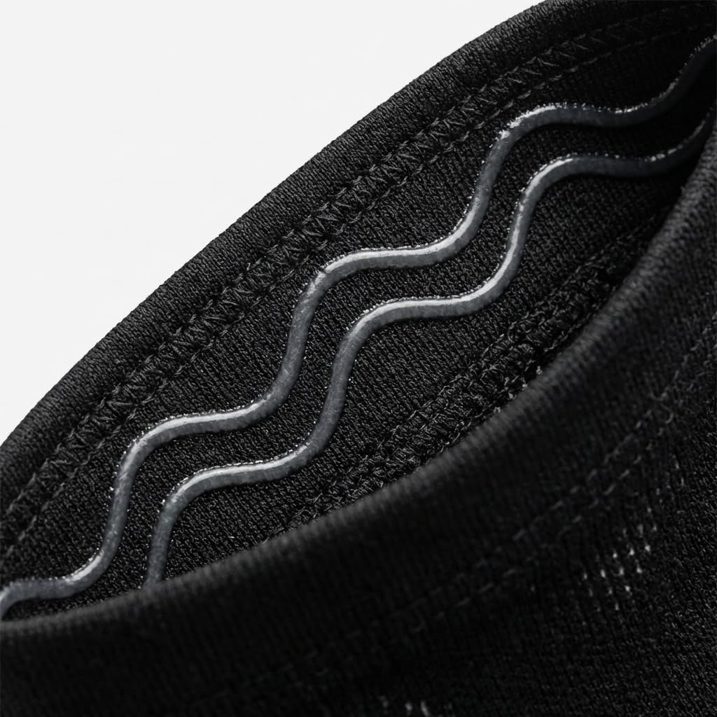 Tactical Fightwear Genouillère Longue – Couverture Supplémentaire & Ajustement Ferme – Stabilisateurs Latéraux pour la Stabilité – Rembourrage en Gel – Bord Supérieur Antidérapant – Pour Sport