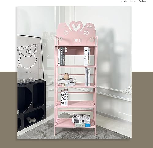 Miniatura 2 de Estantería abierta de 4 niveles, estante de almacenamiento de juguetes, estante de exhibición de libros adecuado para sala de estar, dormitorio,