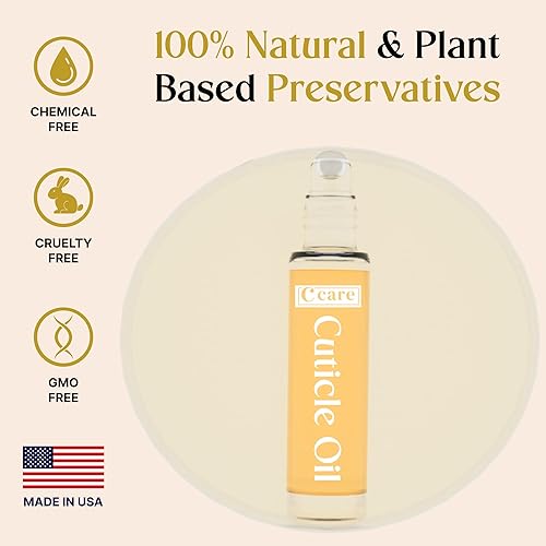 Miniatura 74 de C CARE Aceite de cutícula de almendras dulces para uñas – Repara cutículas durante la noche – Hidrata y fortalece las uñas y cutículas – Gotero