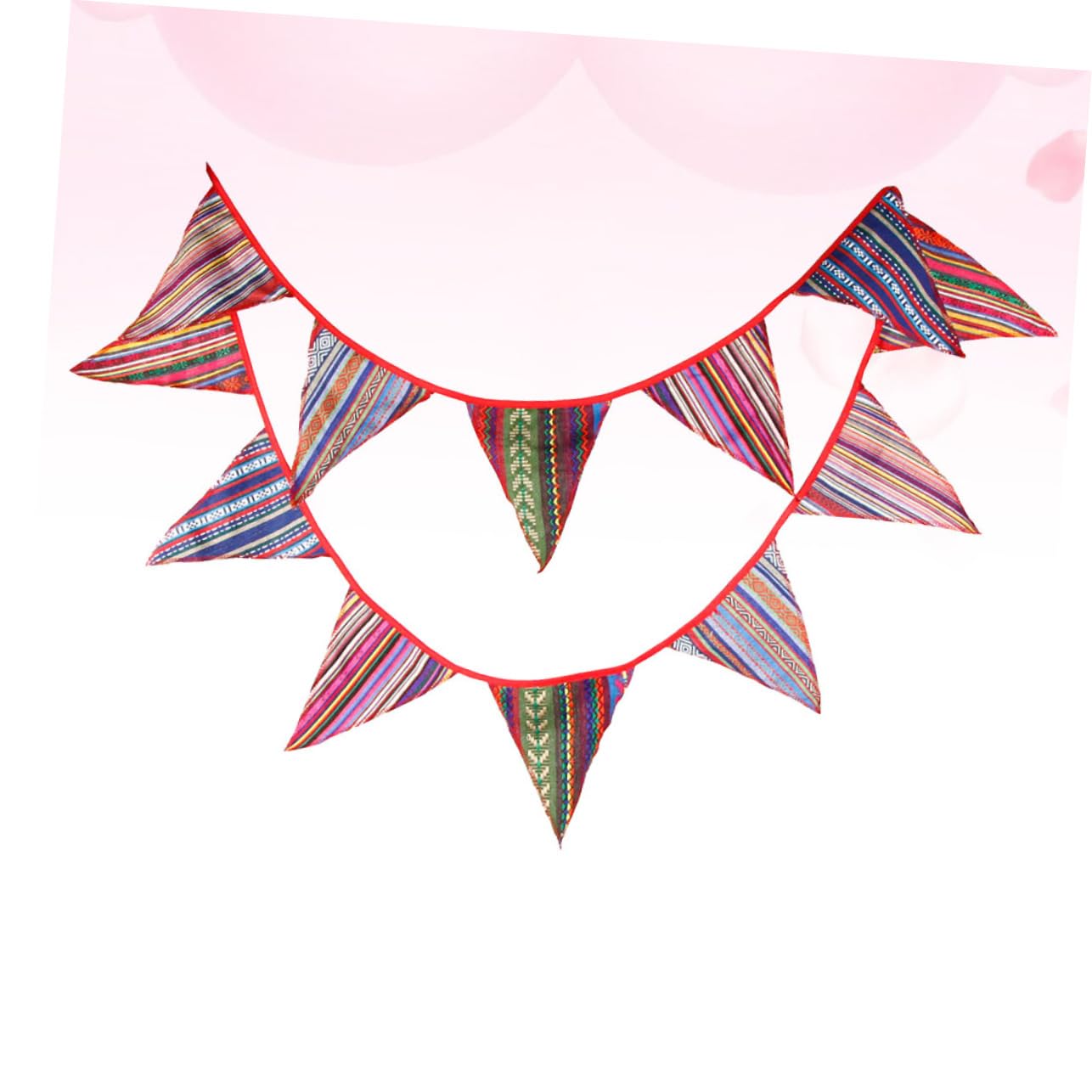 Ciieeo 3 Banderines de Estilo Nacional con Diseño Chic para Decoración Exterior Y Festivo.