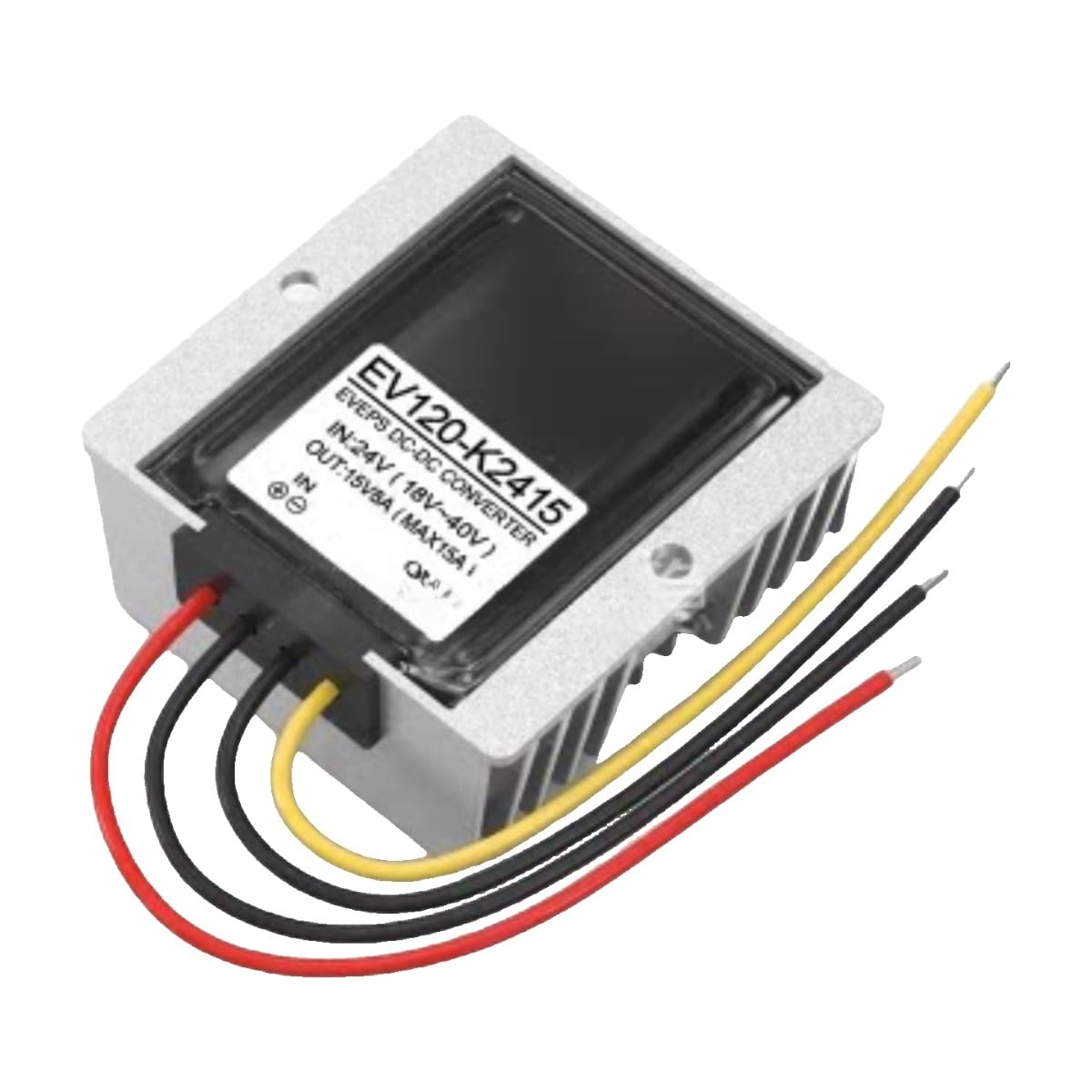 Convertisseur de puissance 24V à 15V boîtier aluminium haute performance