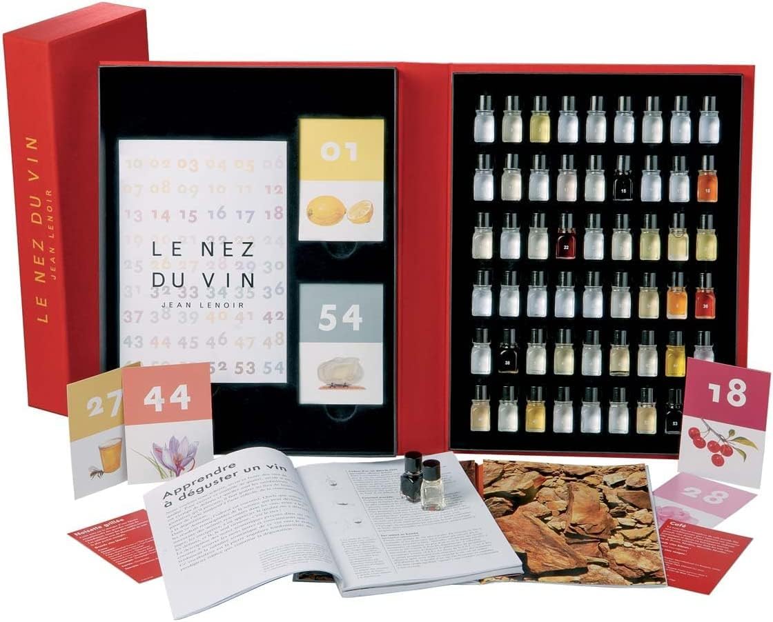 Sanchis Salcedo LE Nez DU Vin – Wine Scents Set by Jean Lenoir (Español, 54 Aromas)