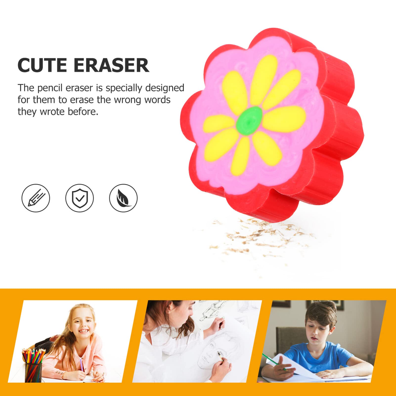 100 Kleiner Radiergummis Tiere Obst Blumen Tpr Kinderradiergummi
