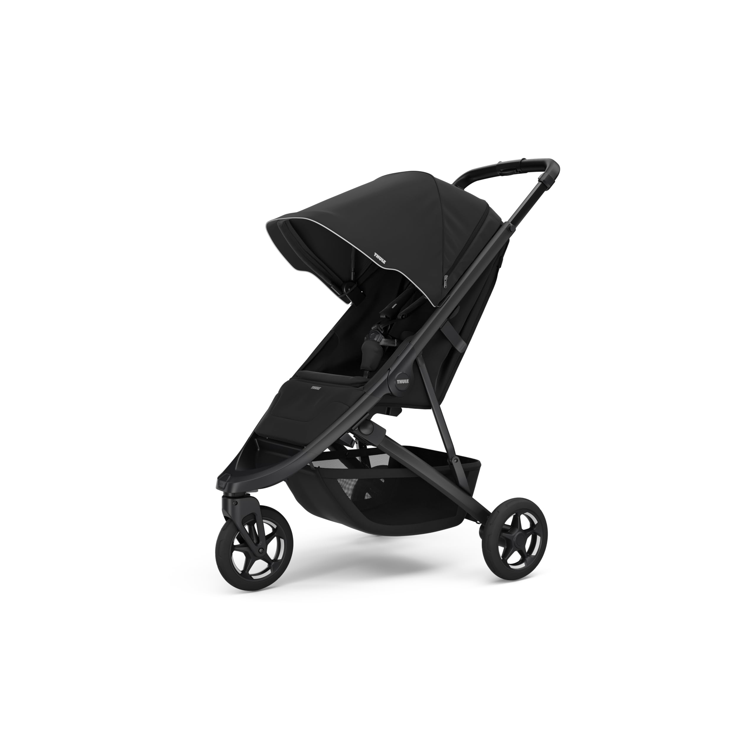 Thule Spring 2 Single Child Stroller, Lightweight & maneuverable, Compact fold, Ventilated Canopy, Adjustable Handlebar