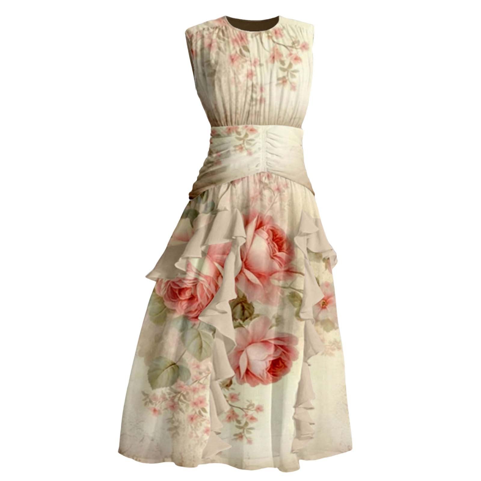 Robe d'invitée de mariage XL fluide pour masquer les complexes avec style - 4