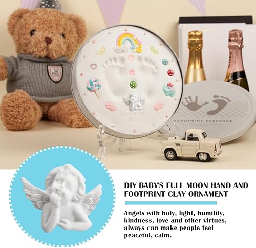 Miniatura 5 de 30 mini figuras de ángel para niños, estatua de resina en miniatura, accesorios adorables para manualidades, álbumes de recortes, funda de teléfono,